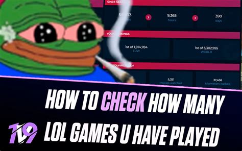 league of legends how many games have i played|how to check my league of legends.